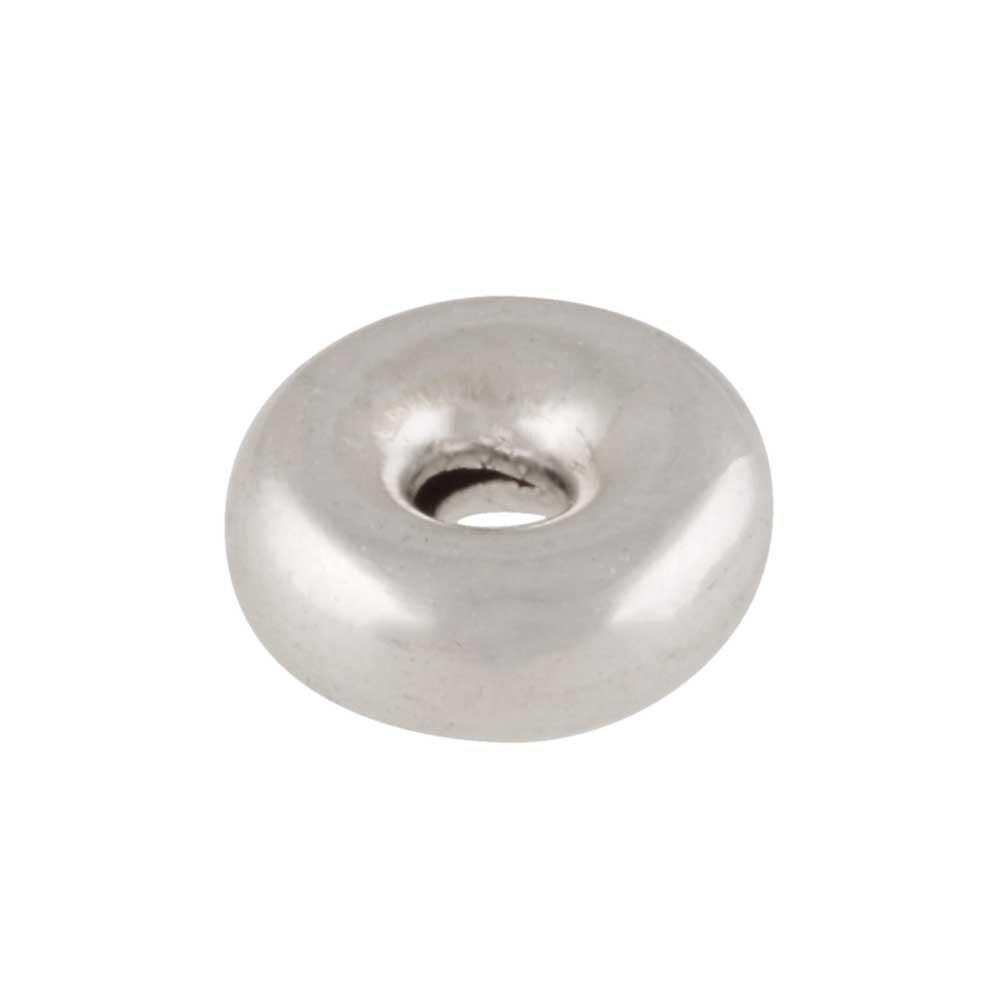 Rondelle-shaped bead 925/- 