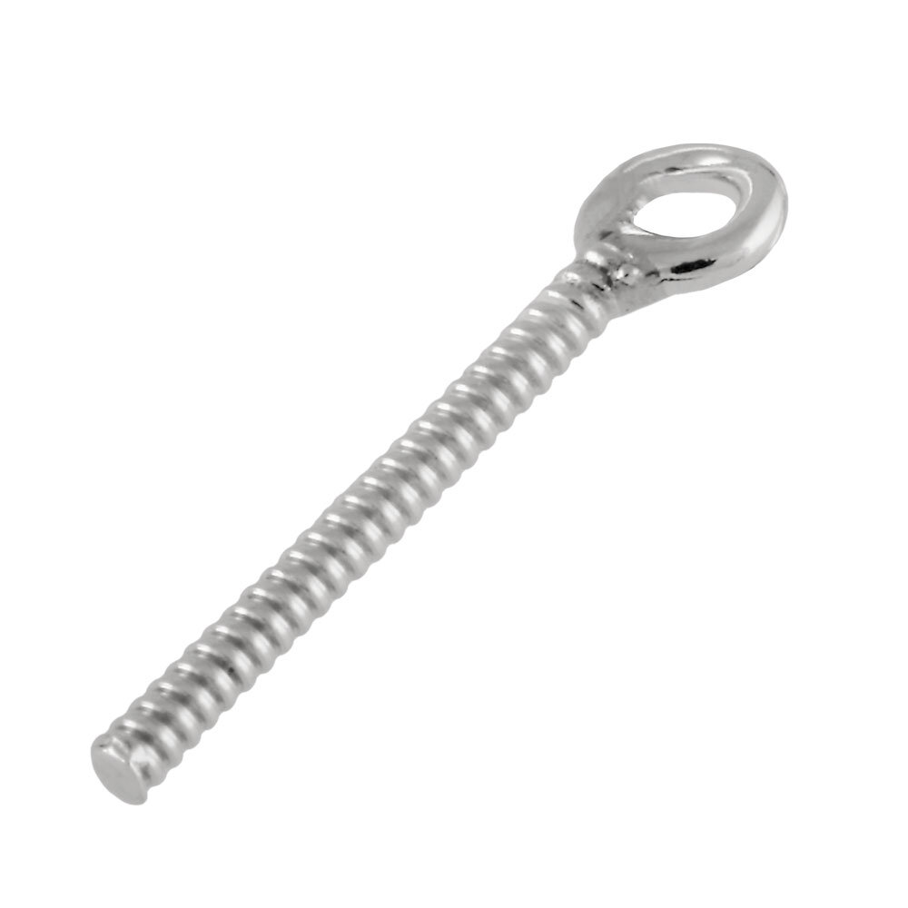 Pendant bail with threaded pin 925/-, 10 mm 