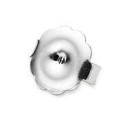 Jumbo light ear nut 750/- white gold