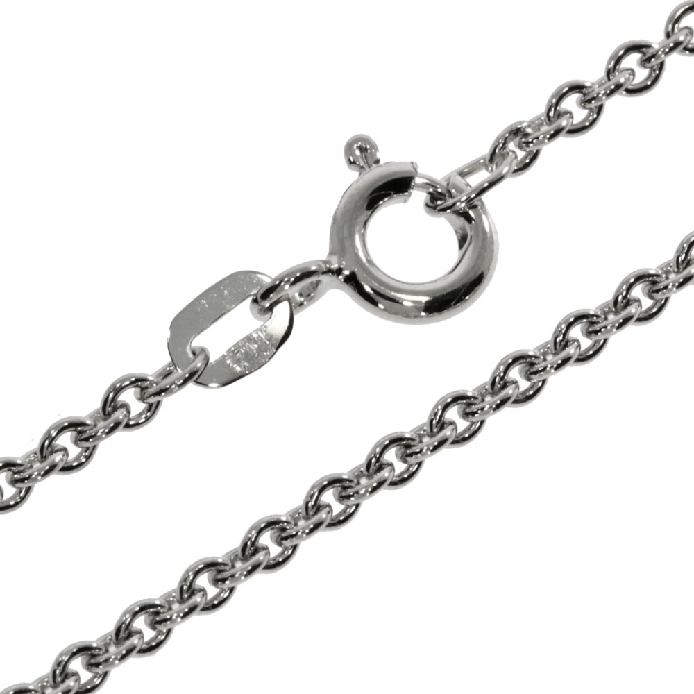 Collier ankar rund 925/- rodierat 