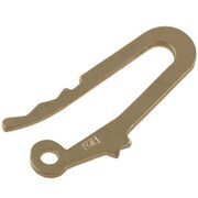 Flat tongue 925/- gold-plated