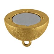 Magnet-kuglelås med stjernedrys 925/- forgyldt