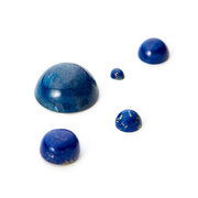 Lapis, round cabochon