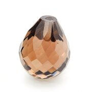 Smoky quartz, drop-shaped