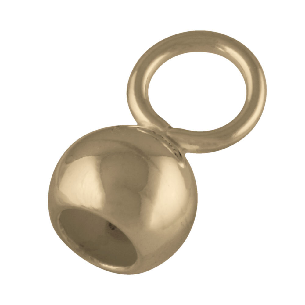 Capsule with a large closed jump ring in double 