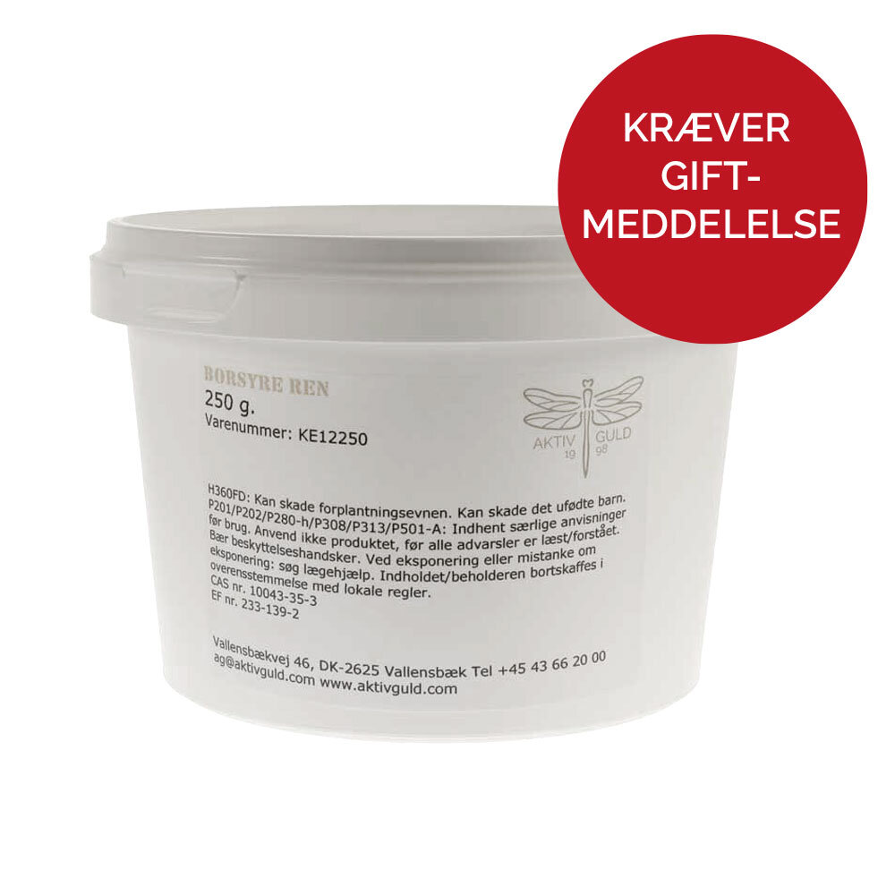 Boric acid, powder, 250 g 