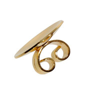 Ear nut with curved plate 750/-