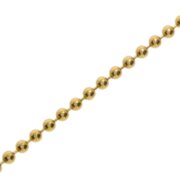 Necklace ball plain 925/- gold-plated