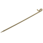 Brochestift med ombuk gul