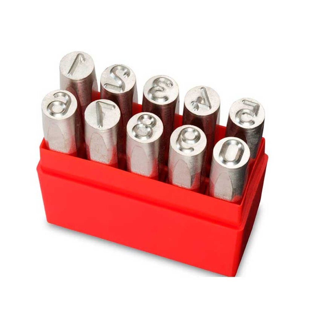 Set of numeral stamps (10 pcs.) 