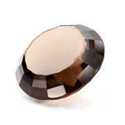 Rökkvarts, oval ceylon, 89,03 ct 