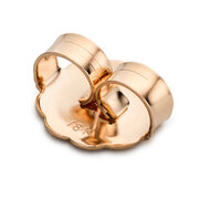 Jumbo light ear nut 750/- red gold