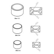 Punch set, 50- 85 mm, Durston (6 pcs.)