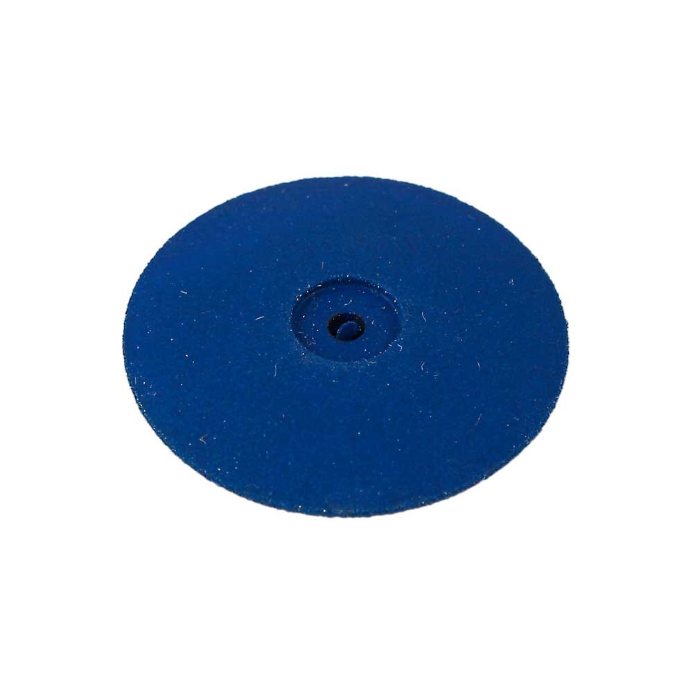 Blue rubber wheel (medium) – Perfect high-gloss polishing of precious metals 