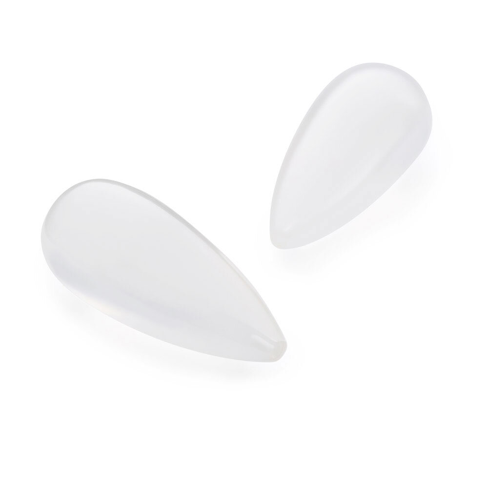 Quartz, drop-shaped 