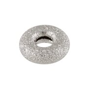 Rondelle-shaped sparkling bead 925/-