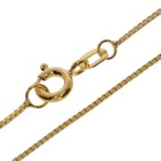 Bracelet venetian box diamond cut 925/- gold-plated