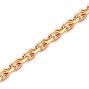Trace diamond cut, 8-sides 750/- rose