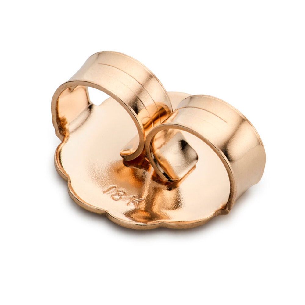 Jumbo light ear nut 750/- red gold 