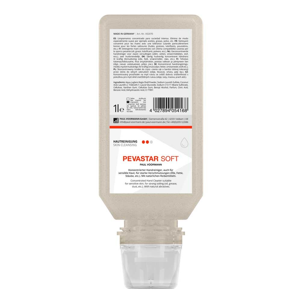 Hudrengöring vid kraftig nedsmutsning, PevaStar, 1 liter (för dispenser) 