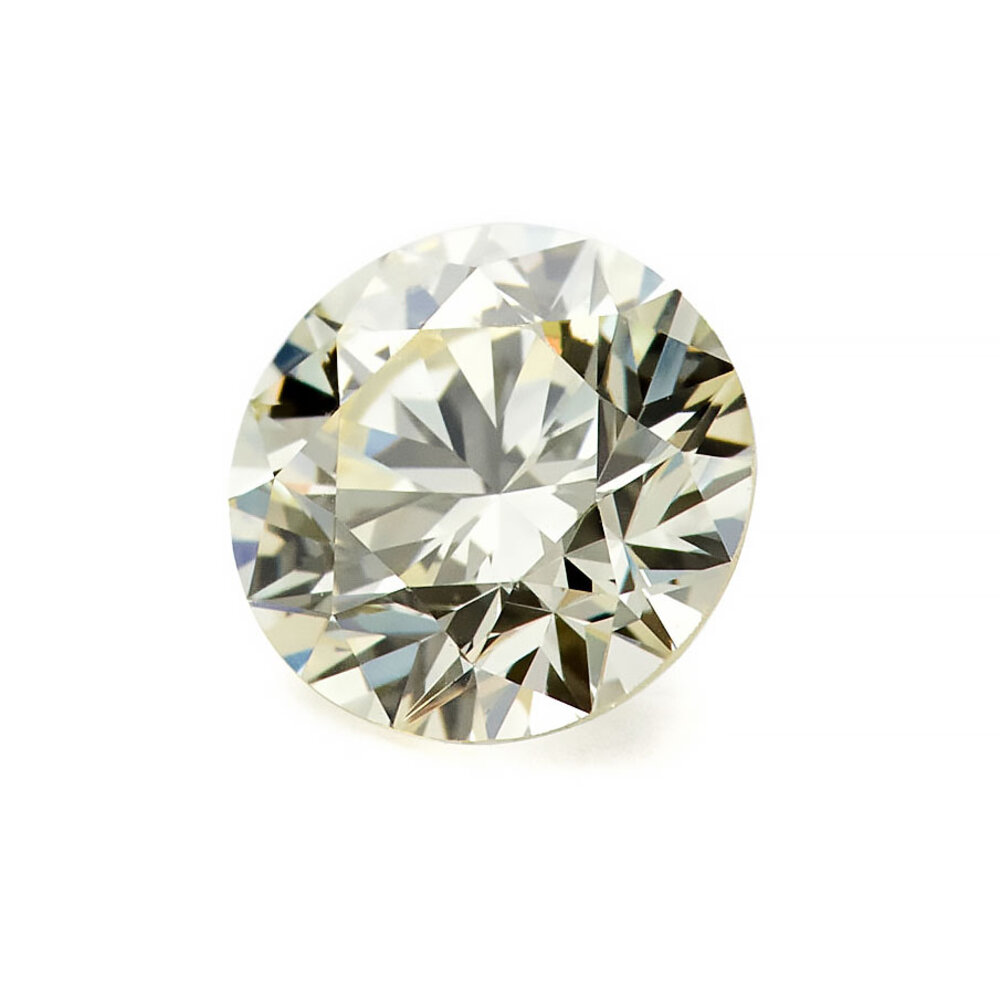 Brilliant Light Yellow N-O/VS-SI 0.50 ct 