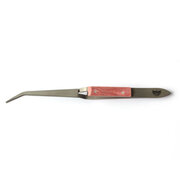 Titanium soldering tweezer, curved, 160 mm