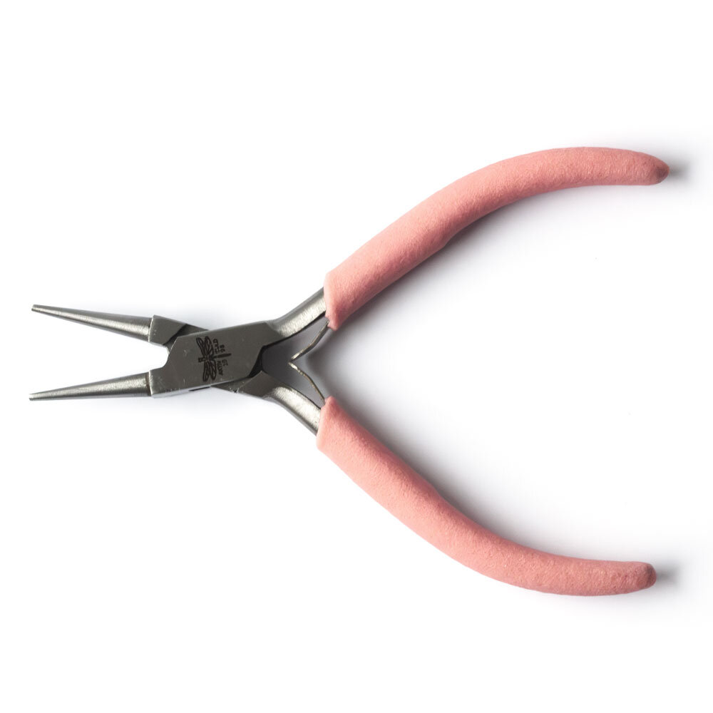 Pink Lady round nose plier with spring 