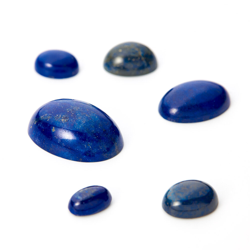 Lapis, oval cabochon 