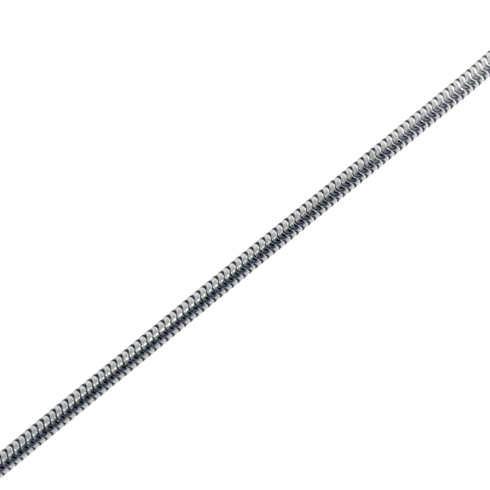 Collier slange 585/- hvidguld 