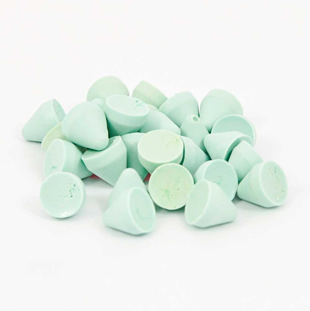 OTEC KM10 mint green/x-fine plastic grinding chips, cone, 10 mm  