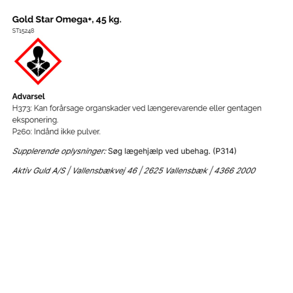 Gjutgips i fibertunna, Gold Star Omega+ (resin) 