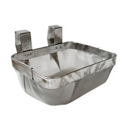 Ultrasonic cleaning basket with fine mesh