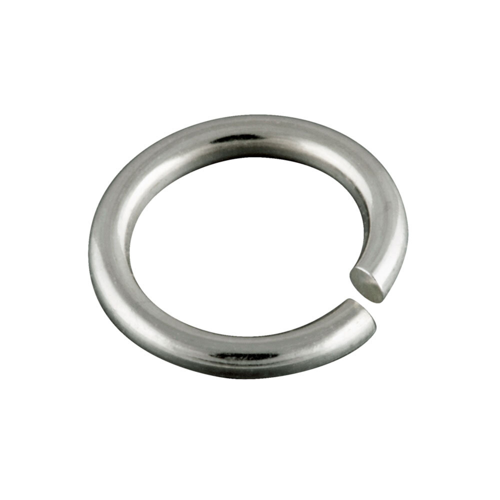 Round jump ring 585/- white gold 