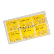 Assorterede runde øskner 925/- forgyldt