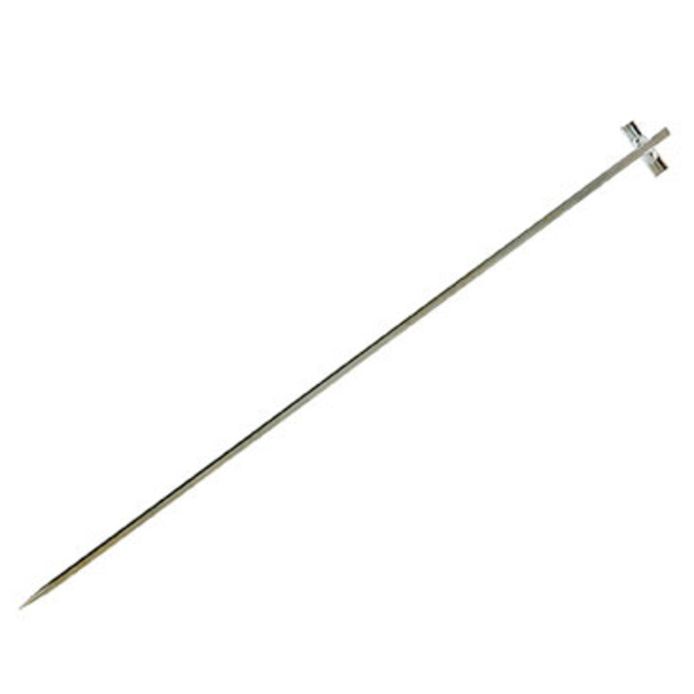 Brooch pin with joint, new silver 