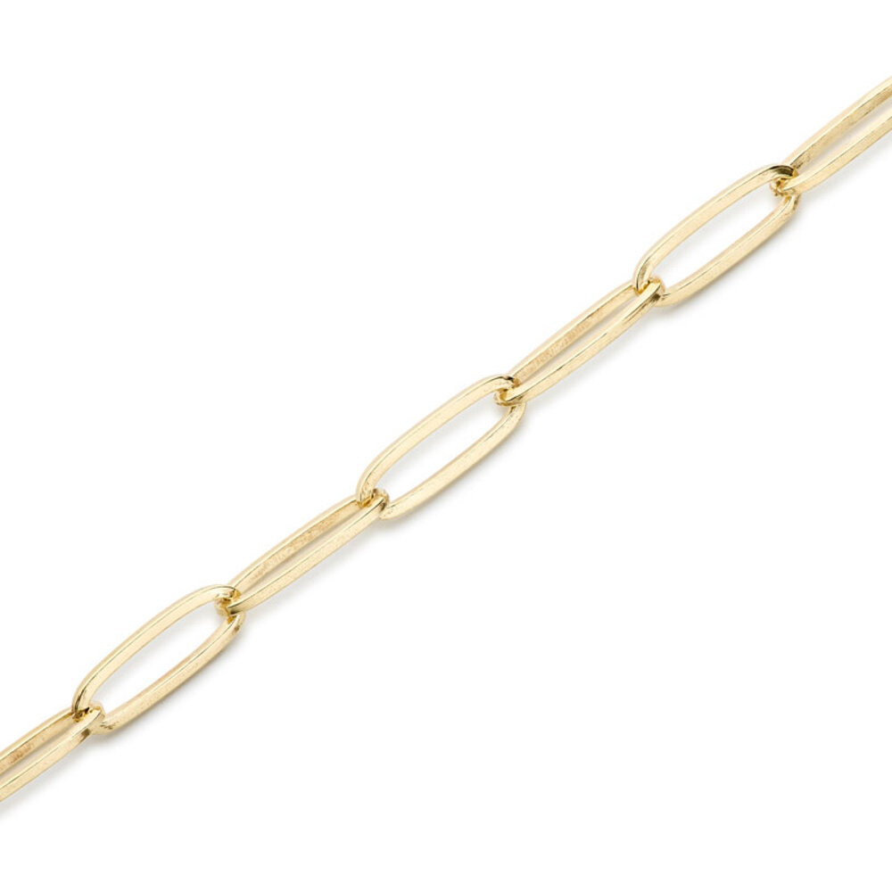 Rectangular flat 925/- gold-plated 