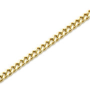 Curb diamond cut 750/- yellow gold