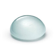 Aquamarine, round cabochon, 10.00 mm