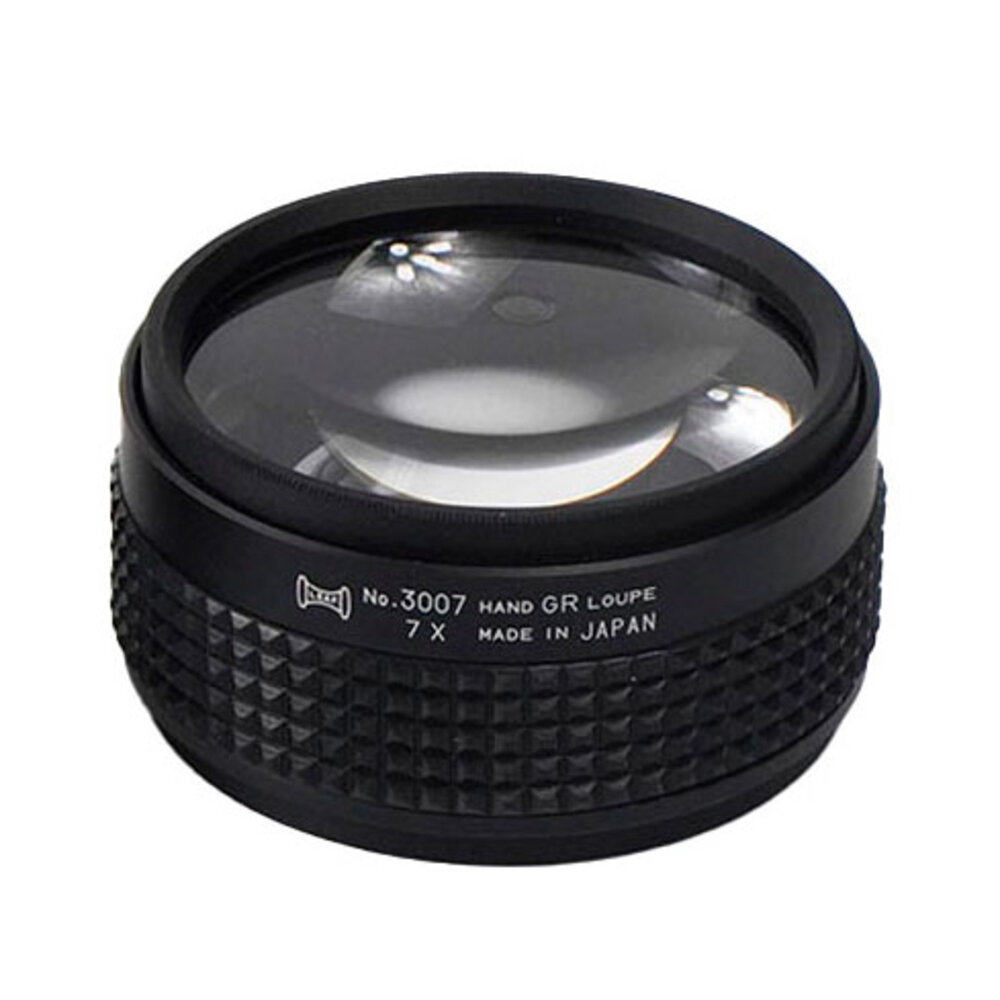 Hand held loupe with rubber grip 7X – 53.5 mm 