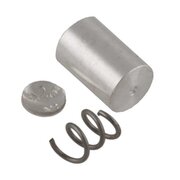 Lock cylinder, simple bayonet, 925/- silver