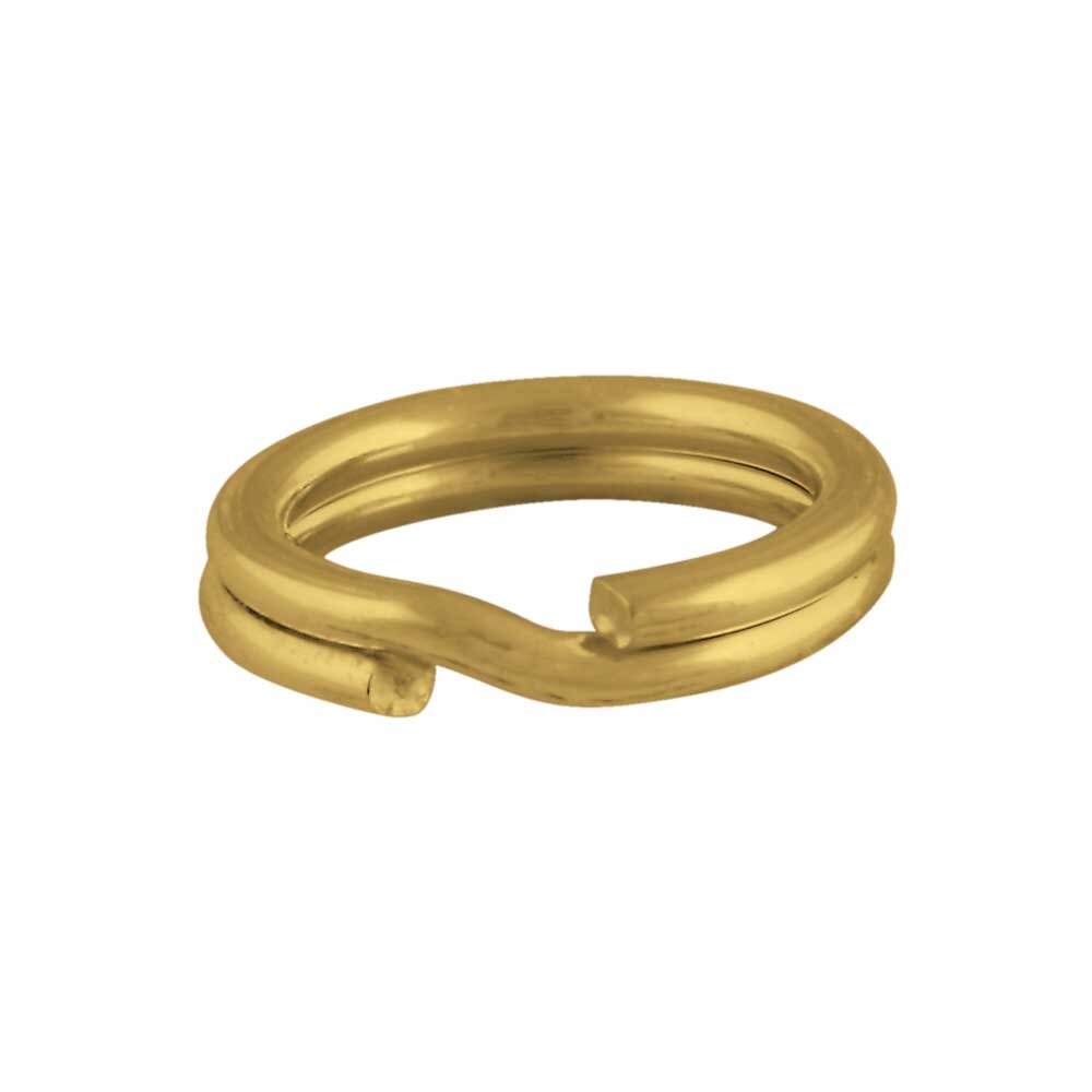 Split ring 585/- yellow gold 