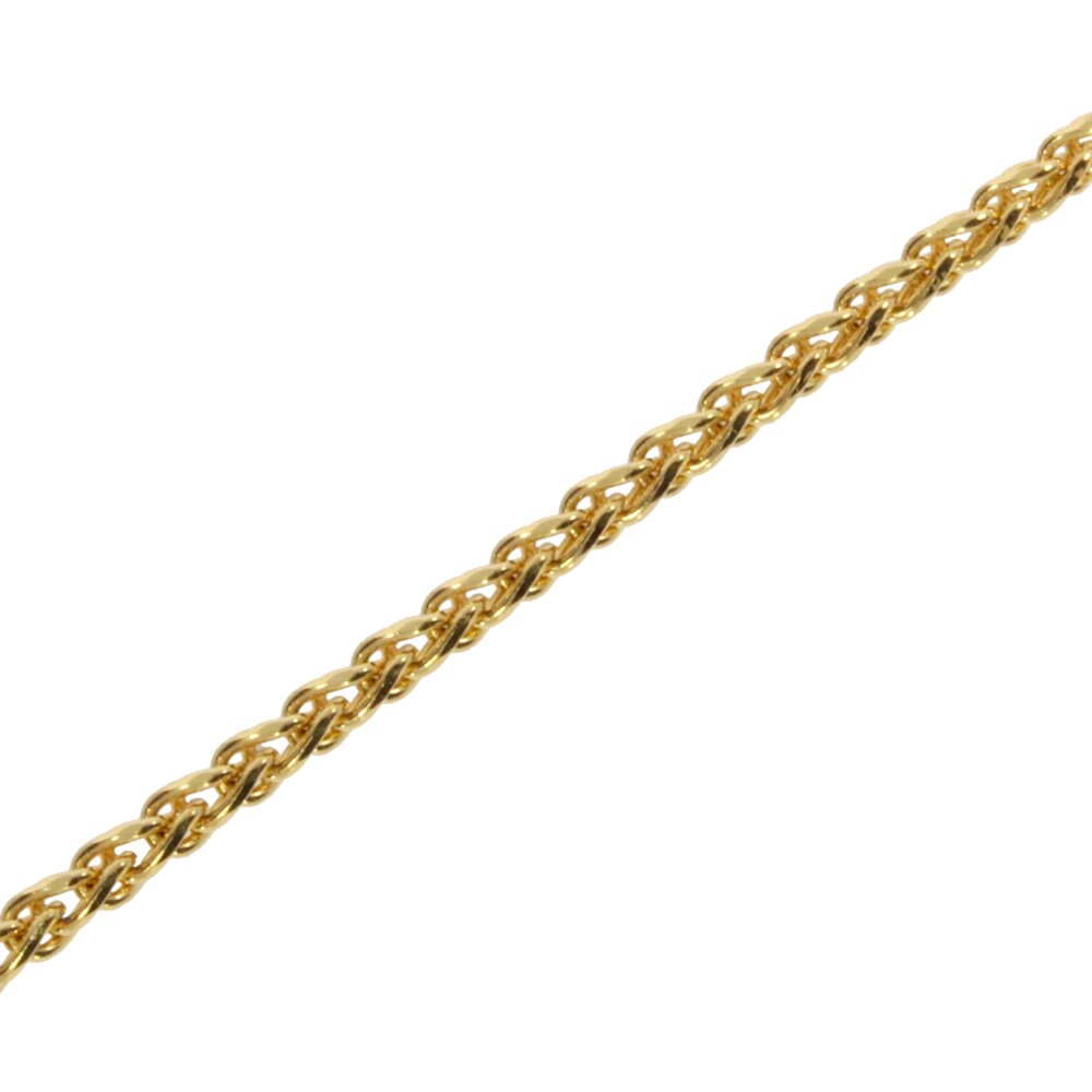 Wheat cut 750/- yellow gold 