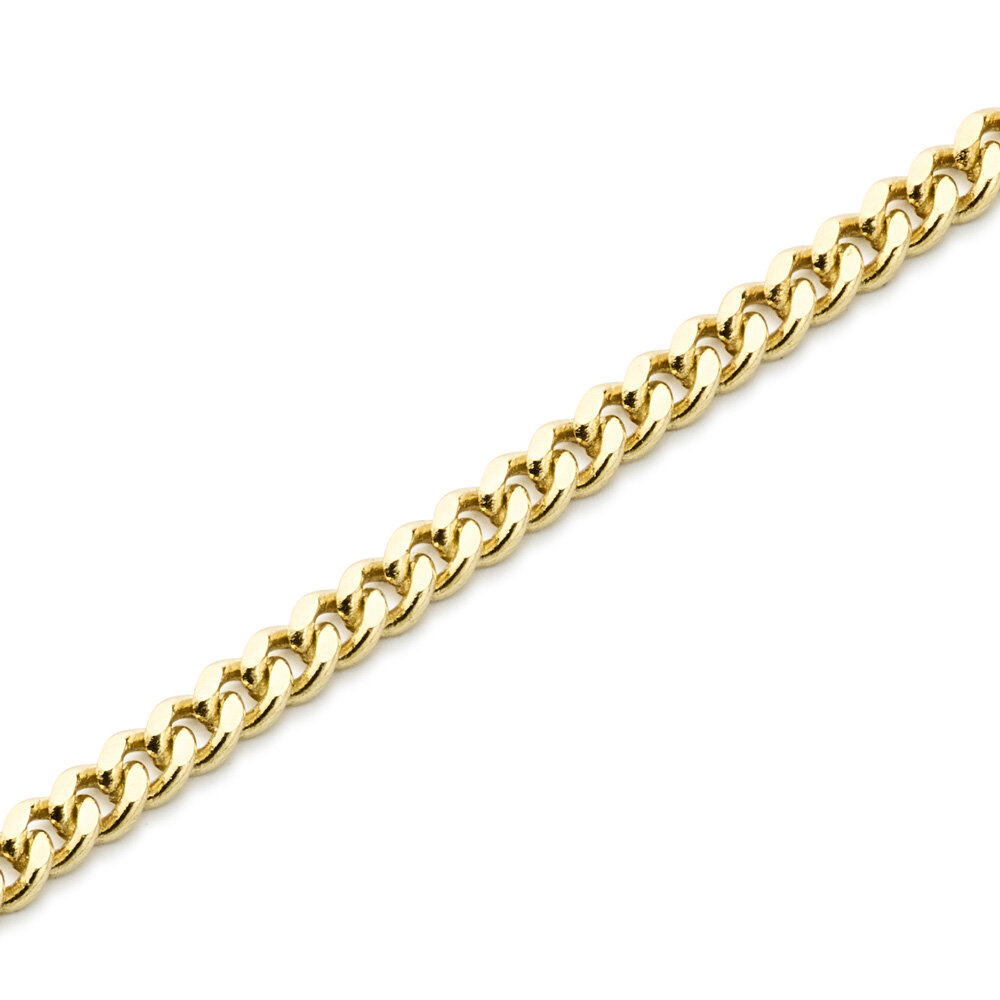Curb diamond cut 750/- yellow gold 