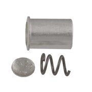Lock cylinder, simple bayonet with collar, 925/- silver