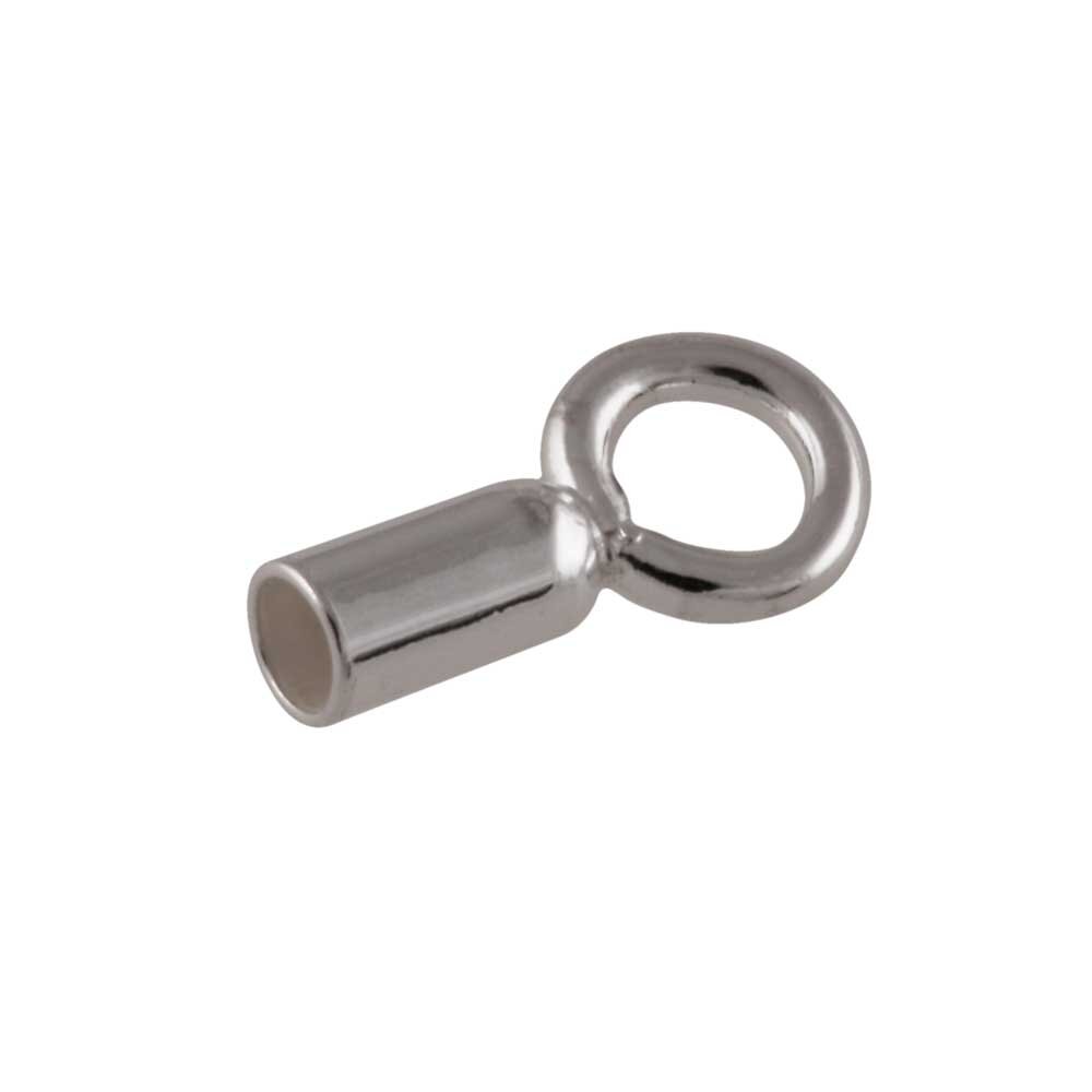 End cap with jump ring 925/- 