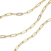 Rectangular flat 925/- gold-plated
