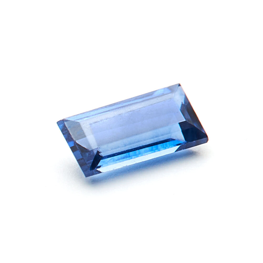 Blue sapphire, baguette, 3.00 x 1.00 mm 