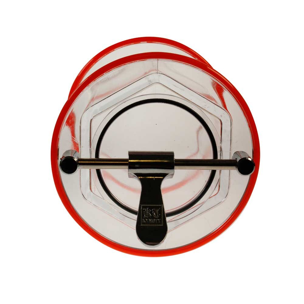 Hexagonal PVC container for rotary tumbler (YT11165) 
