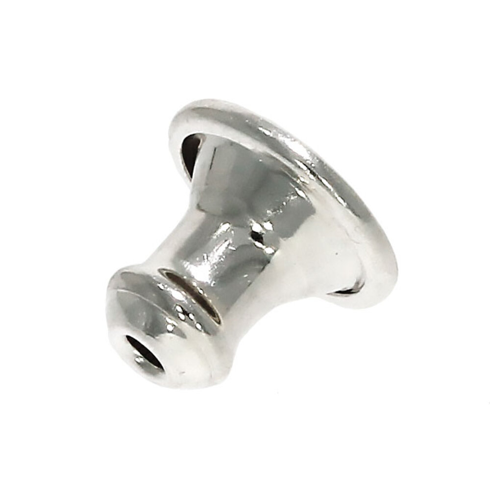 Ear nut 925/- with rubber insert 