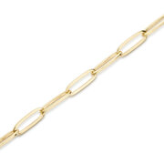 Rectangular flat 925/- gold-plated